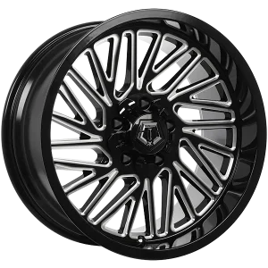 TIS Wheels – 553BM – Black – 20″x10″ -12mm – Summer Wheels – 553BM2100912